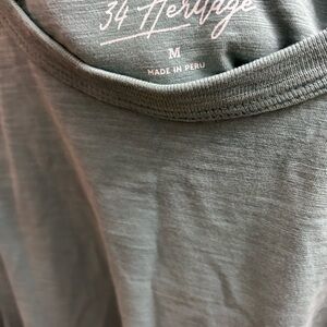 34 Heritage Men's Gray Short Sleeve Tee